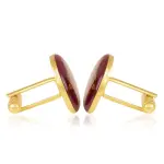 Blue Sebka Cufflinks - Moorish Enamel Geometric Art | Jaipurio